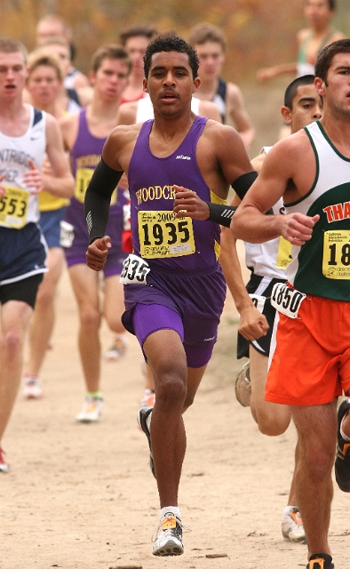 2009 CIF XC Boys D5-039.JPG - 2009 California CIF Cross Country Championships, Woodward Park, Fresno, California